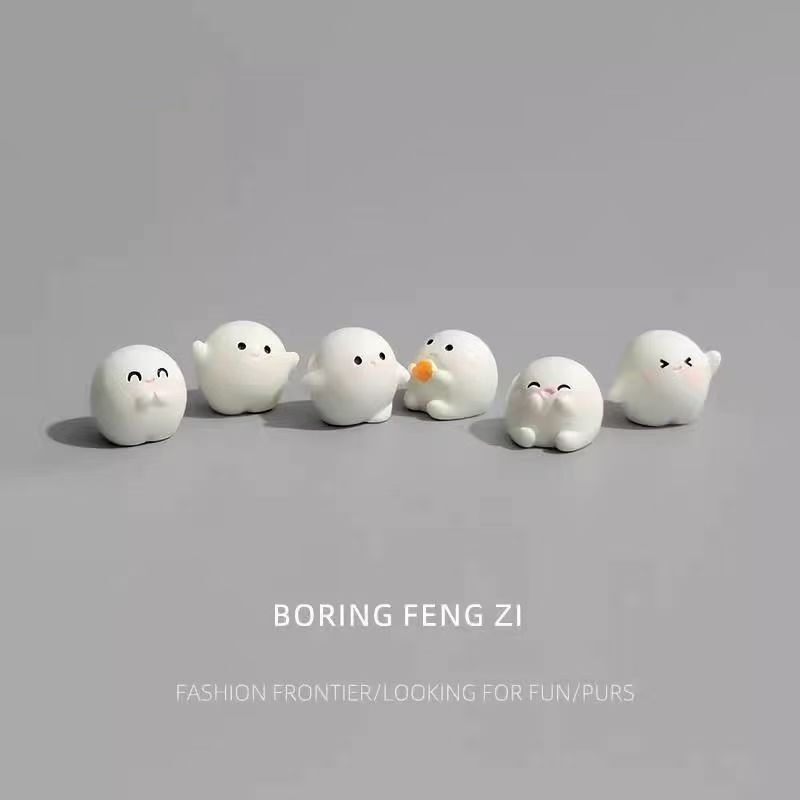 无聊了!摆几个小团团陪你情绪解压桌面小摆件温馨治愈工位装饰品