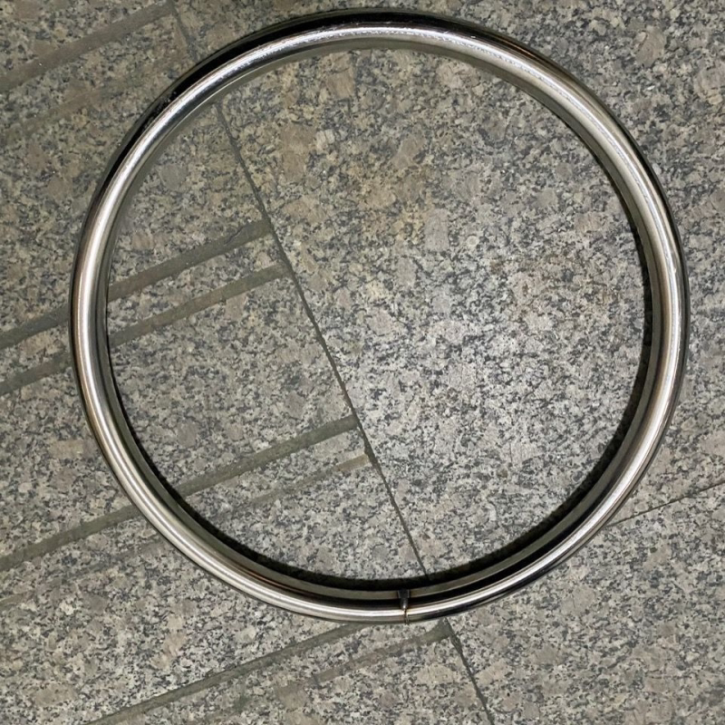 304不锈钢圆环O型圈实心焊接魔术圈捕梦网圈链条圈定制转拍圆圈
