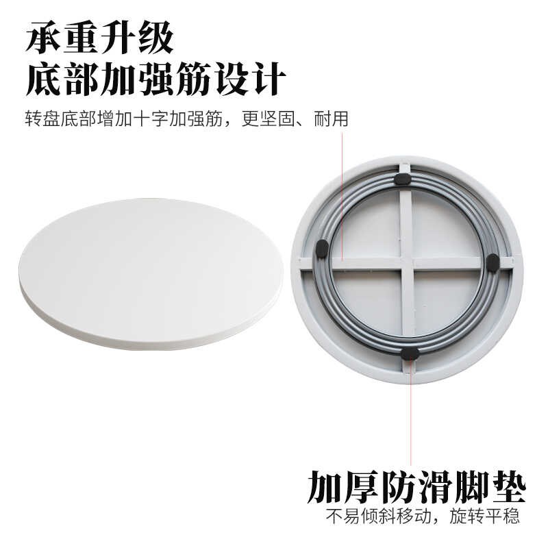 铁艺转盘圆形展示工作台底座轴承不锈钢转轮子芯重重打包插花艺师