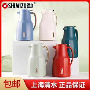 清水保温壶家用热水瓶学生宿舍暖水瓶大容量开水保温瓶玻璃红胆