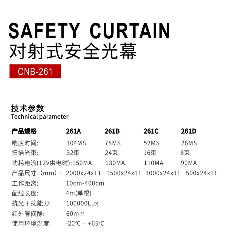 自动门安全光栅防夹安全光线感应门电动玻璃门防夹红外感应器探头