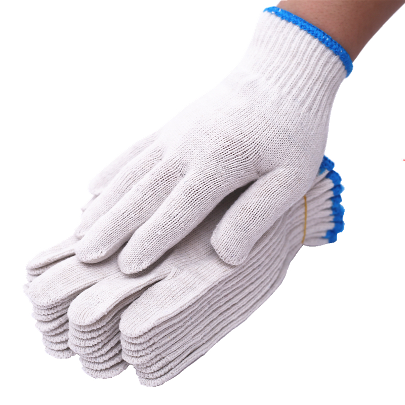 手套劳保工作耐磨机械修理棉纱线男加厚防滑模具地业搬运耐温手套