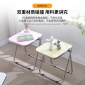 床边桌可移动简约透明桌子小户型沙发边几角几卧室床头置物折叠桌