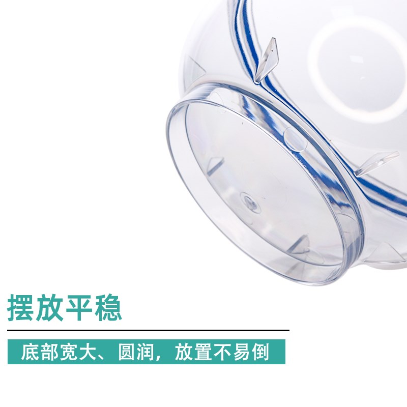 塑料真空干燥器带盖双阀门压力表实验室用透明干燥皿真空泵真空罐