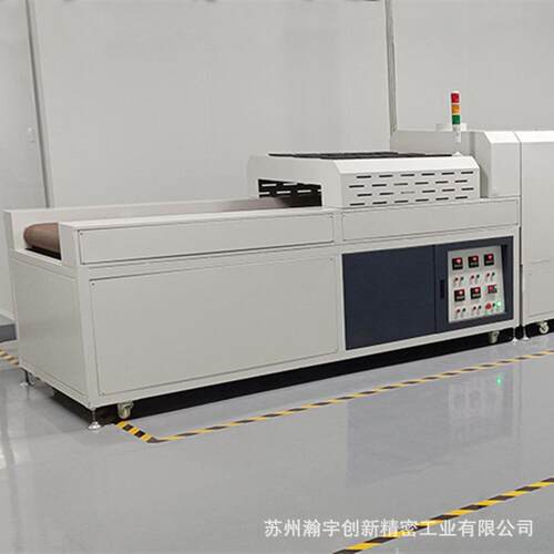 汽车CPU盖板汽车天线盒连接器件等涂胶灌胶固化倍数链加热炉烘箱