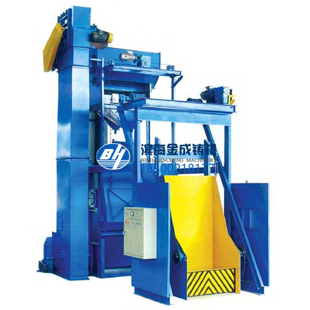 山东青岛抛丸清理机QS3220双抛头履带式抛丸机不花冤枉钱