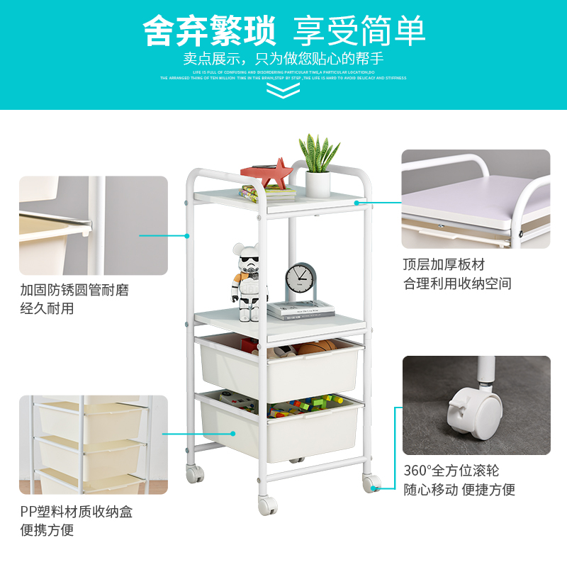 沙发边几客厅家用方几简约沙发边桌卧室床头架子简易小桌子置物架