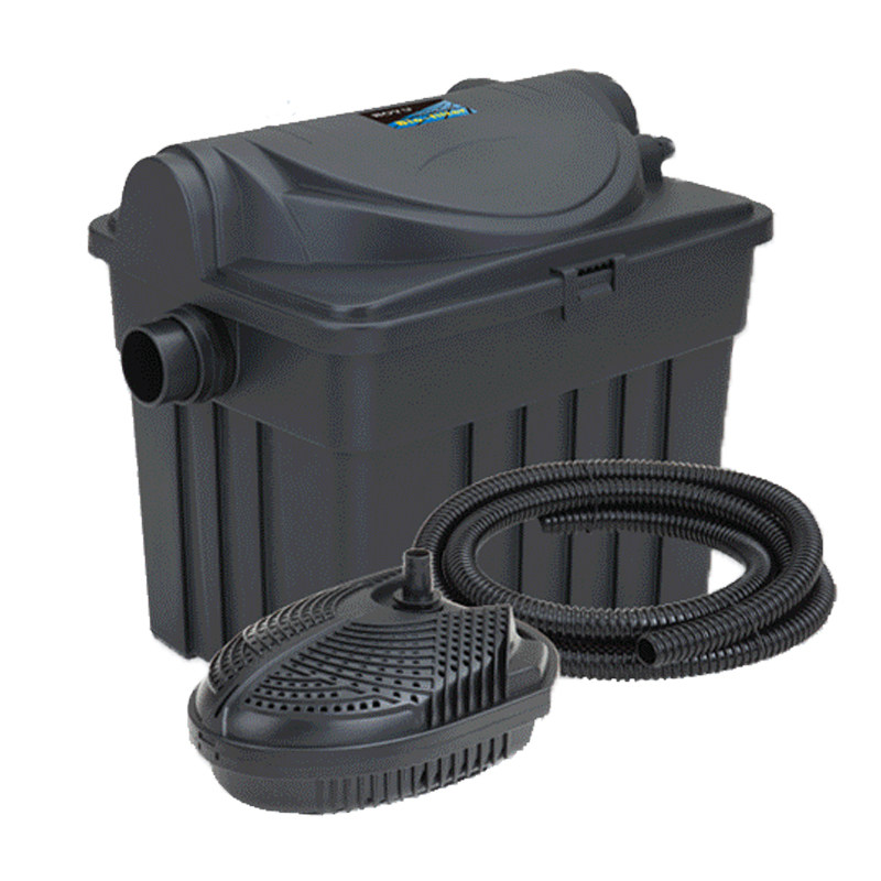 博宇大型鱼池过滤器过滤系统潜水泵室外水池外置户外循环过滤桶