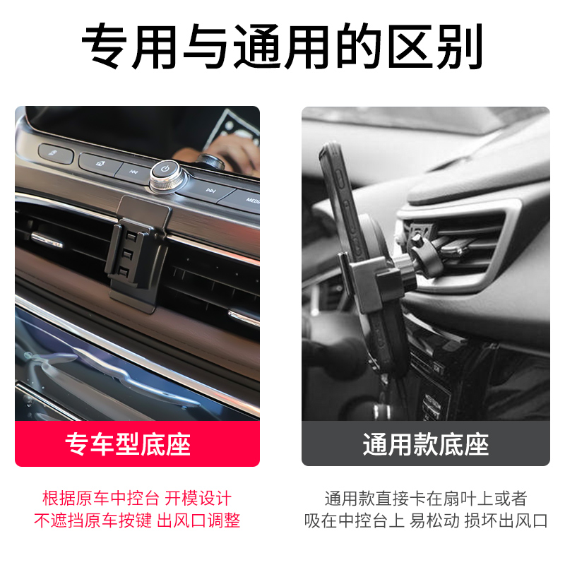 别克GL8专用车载手机支架23款652T653T导航支架艾维亚28手机架25S