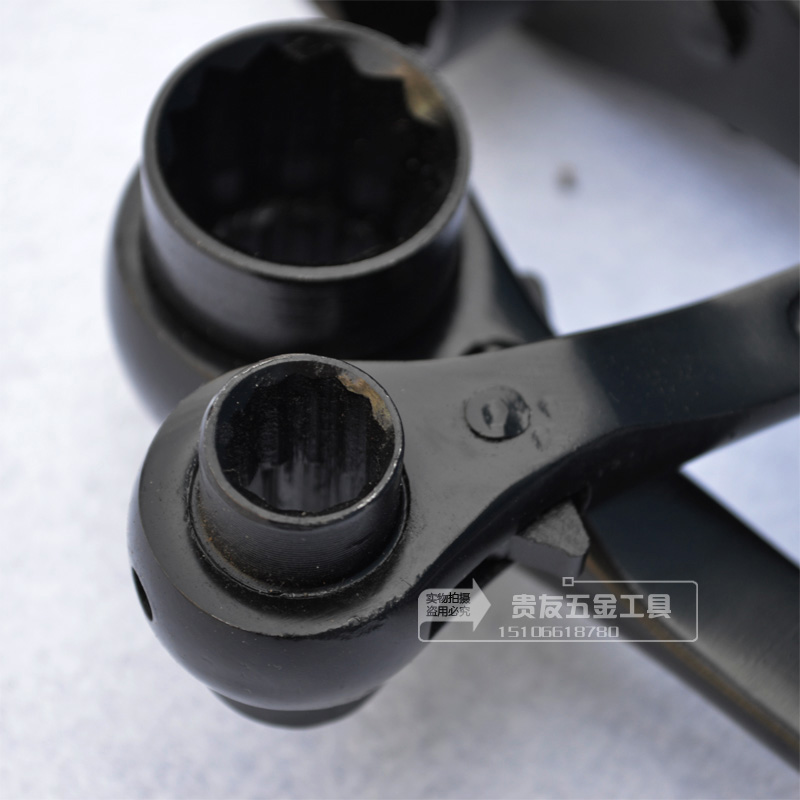 尖尾棘轮扳手包邮套筒快速扳手活动套管搬手19-24号电力省力扳手