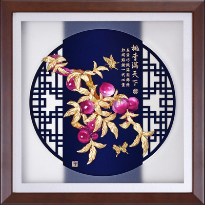 桃李满天下金箔画毕业礼品送学校老师纪念摆件男女教师节谢师礼物