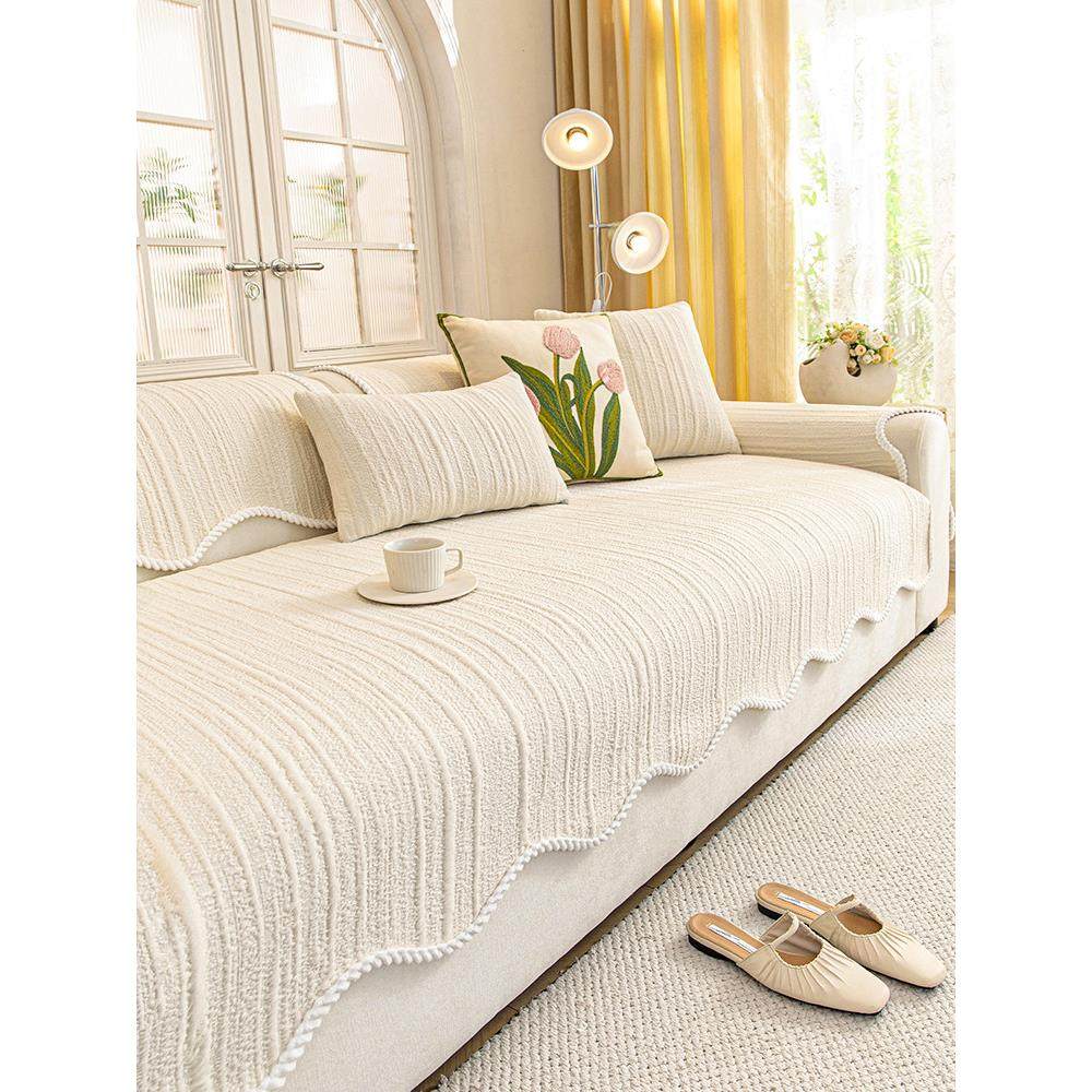 老式一二三沙发垫固定防滑四季通用新款奶油风高级感异形坐垫子秋,居家布艺,沙发垫,淘宝优惠券,粉丝福利购,淘宝优惠卷