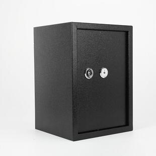 5厂0K双钥匙锁办全钢防撬公文件保险险柜家用保密保614箱家