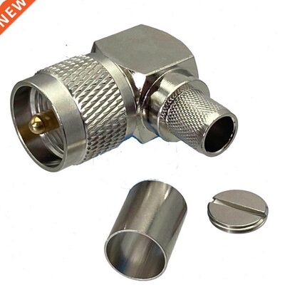 5pcs UHF PL259 Male Plug Connector Crimp RG8 LMR400 7D-FB RG
