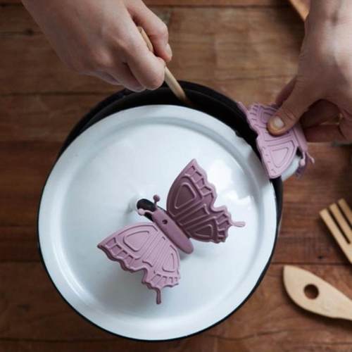 韩国进口硅胶防烫手把垫烤盘砂锅烤箱微波炉防烫耐高温蝴蝶夹子