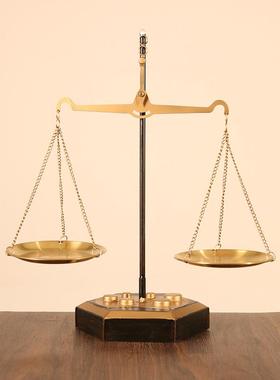 覆古怀旧铁艺天平秤模型客厅饭厅咖啡厅家居桌面装饰摆饰摄影道具