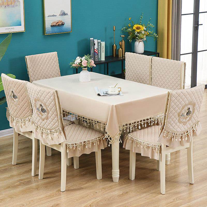 餐桌和椅子套，凳子垫套，无障碍豪华2025新餐桌布，椅子套，椅子