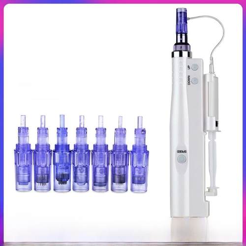 纳米水光仪微晶头微针仪器中胚层导入仪器配件3D圆晶5D冻干粉硅晶