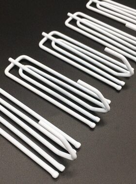 王布带钩挂钩白色特窗帘加粗钩钩子王粗钩钩烤漆钩喷塑四爪钩布型