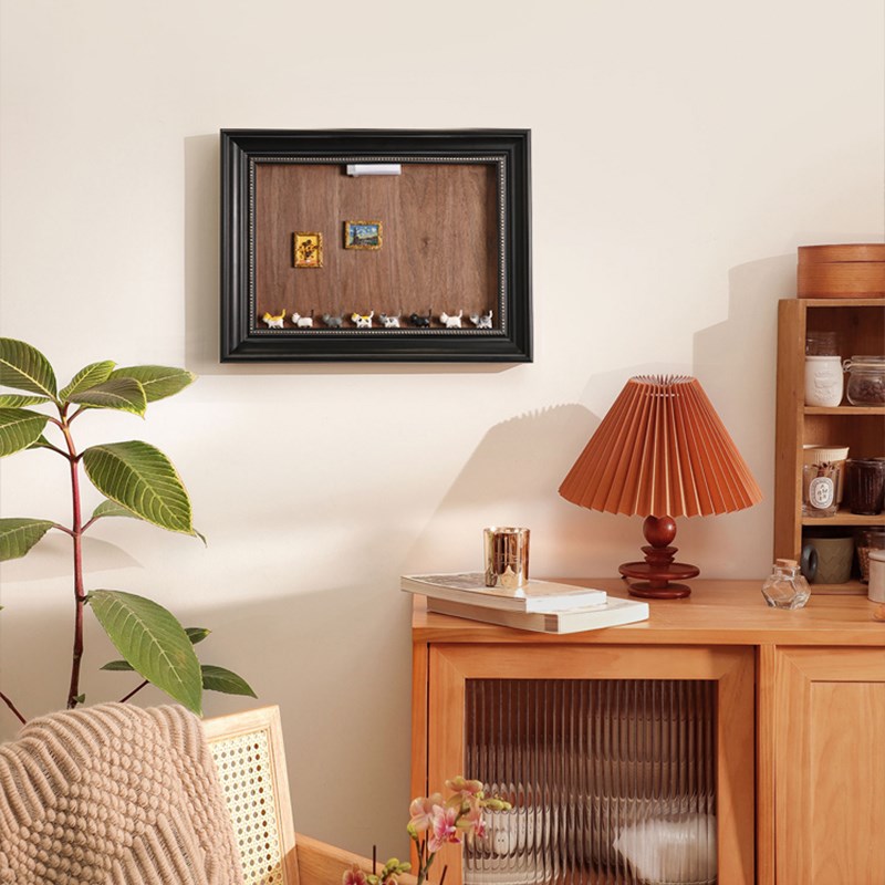 diy磁吸玄关装饰画2024年新款可置物挂画高级感客厅摆画收纳壁画