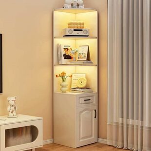 柜置物柜墙角转角置物架客厅包邮窄床头柜转角餐厅香港卧室小角柜