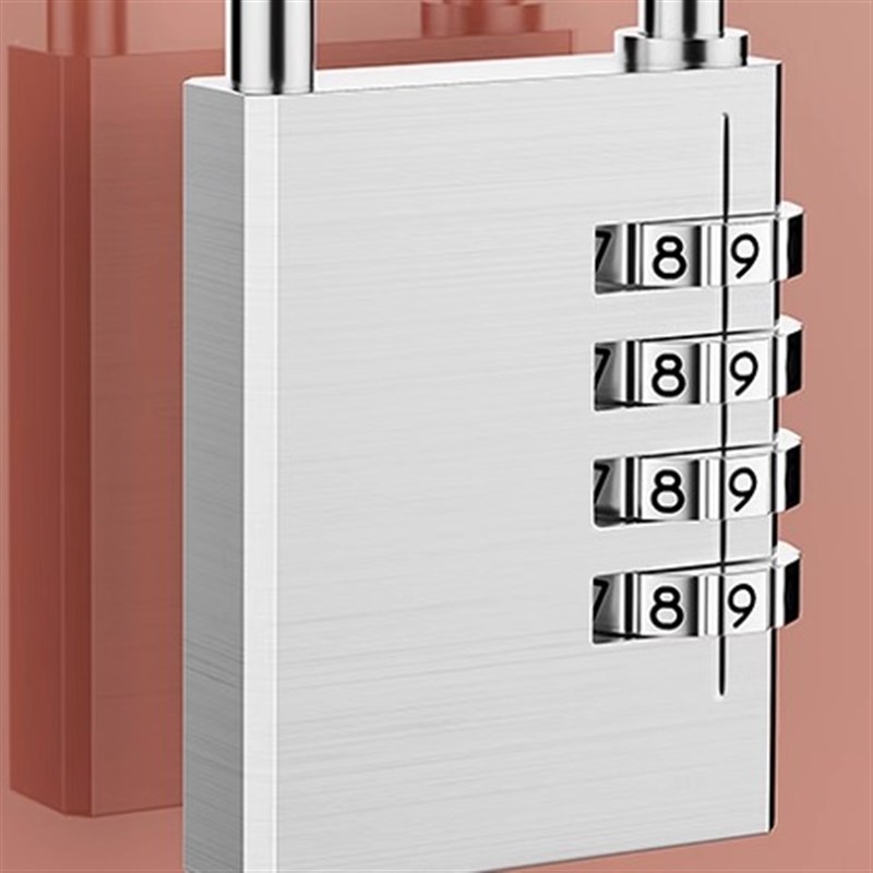 密码锁挂锁收纳柜小型家用门锁行李箱揹包学生N宿舍柜子钥匙锁防