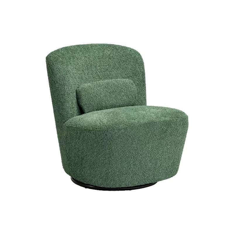 现代简约可旋转单人椅沙发奶油轻奢侘寂风休闲客厅卧Y室阳台懒人