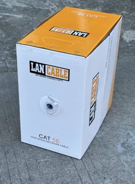 UTP 6e CAT 5e CCA 中性 白牌 国际版 网线 铜包铝 Poe传输 305m