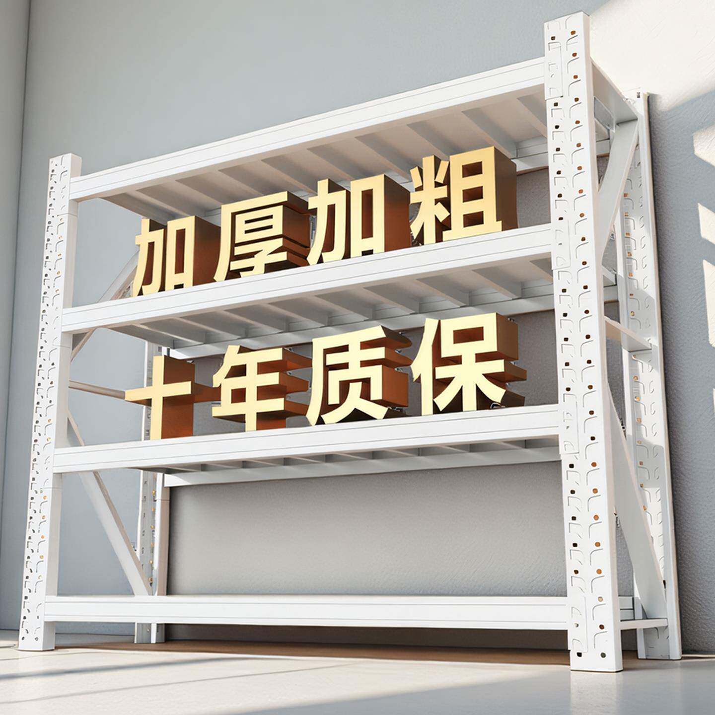 仓储货架多层置物架超强承重仓库重型货物架快递储物架家用铁架子