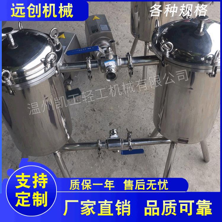 厂家生产不锈钢304/316L双联过滤器管道过滤器