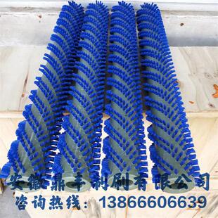 工业毛刷辊滚筒刷 小型尼龙刷毛刷轮毛刷辊尼龙丝清洗机圆刷子