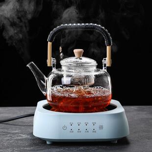 电陶炉煮茶器家用便捷烧水炉玻璃茶具专用炉静音智能多功用煮茶炉