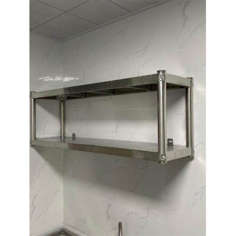 不锈钢壁挂式厨房置物架上墙架子墙上吊架挂墙架饭店调料架碗盘架