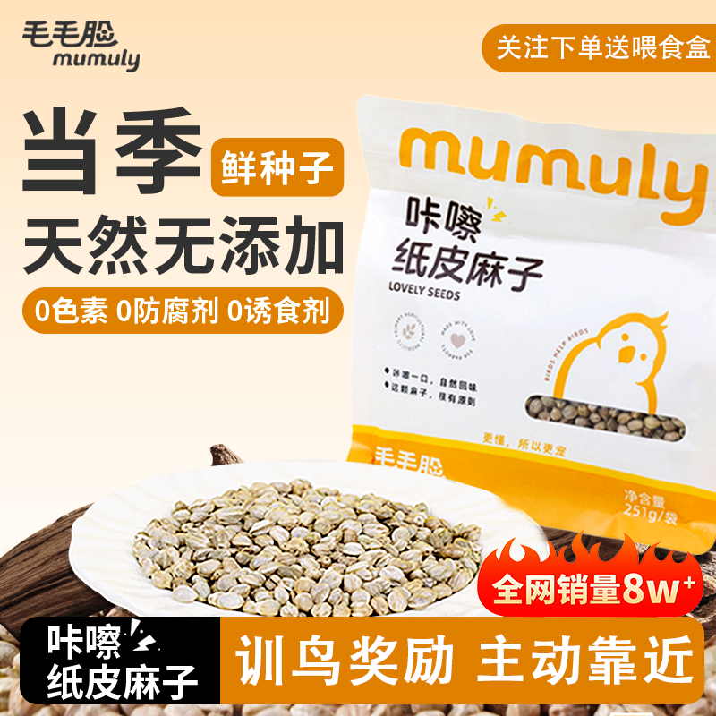 增肥大颗粒薄皮纸壳麻子油葵玄凤牡丹小太阳训练奖励零食鹦鹉食粮