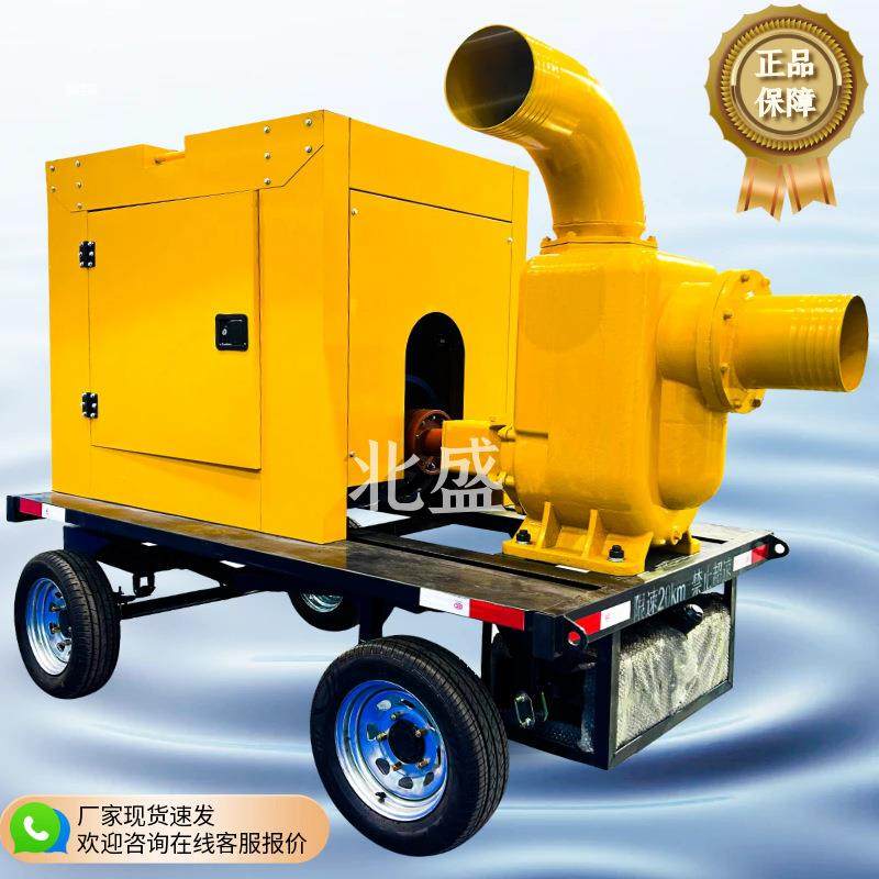 自吸式移动防汛泵车大流量800/1000方应急排涝泵柴油机排水抽污水,五金/工具,其他类型泵,淘宝优惠券,粉丝福利购,淘宝优惠卷