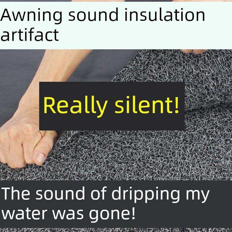 空调室外机防护罩隔音防滴漏神器防雨罩静音雨棚消音垫防溅雨罩