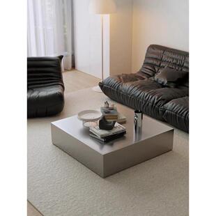 意大利Normcore不锈钢艺术咖啡桌客厅无障碍豪华家居现代简单流行