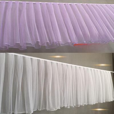 婚礼吊顶纱布云顶纱布窗帘装饰舞台装饰纱布婚礼瑞士网云顶浮动顶