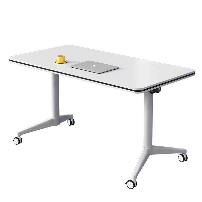 折叠会议桌椅组合可移动拼接培训桌长条桌带轮子辅导桌办公桌课桌