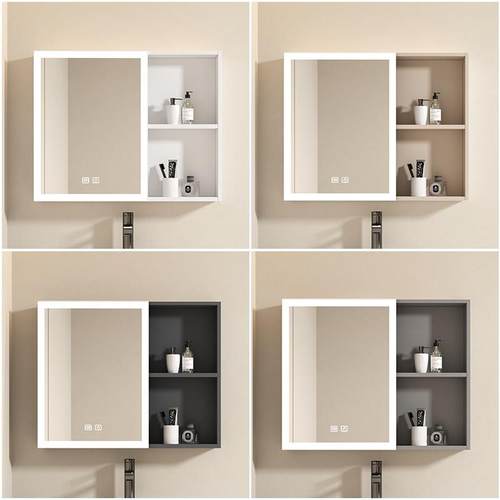 镜柜浴室收纳柜美妆化妆梳妆镜柜单独镜箱简约挂墙多功能储置物架