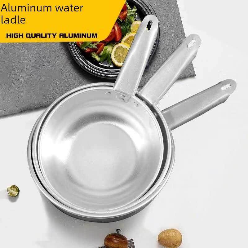 老式纯铝水瓢农用家用短柄水舀带加宽加厚圆形平底厨房水瓢水勺水,厨房/烹饪用具,水舀/水瓢,淘宝优惠券,粉丝福利购,淘宝优惠卷