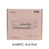 LITE 腾达S106PC 6口百兆POE交换机供电250米传输距离 防雷45W