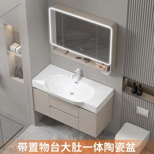 尚品辉煌蜂窝铝浴室柜陶瓷一体盆组合洗漱台洗脸盆大肚盆洗手面盆