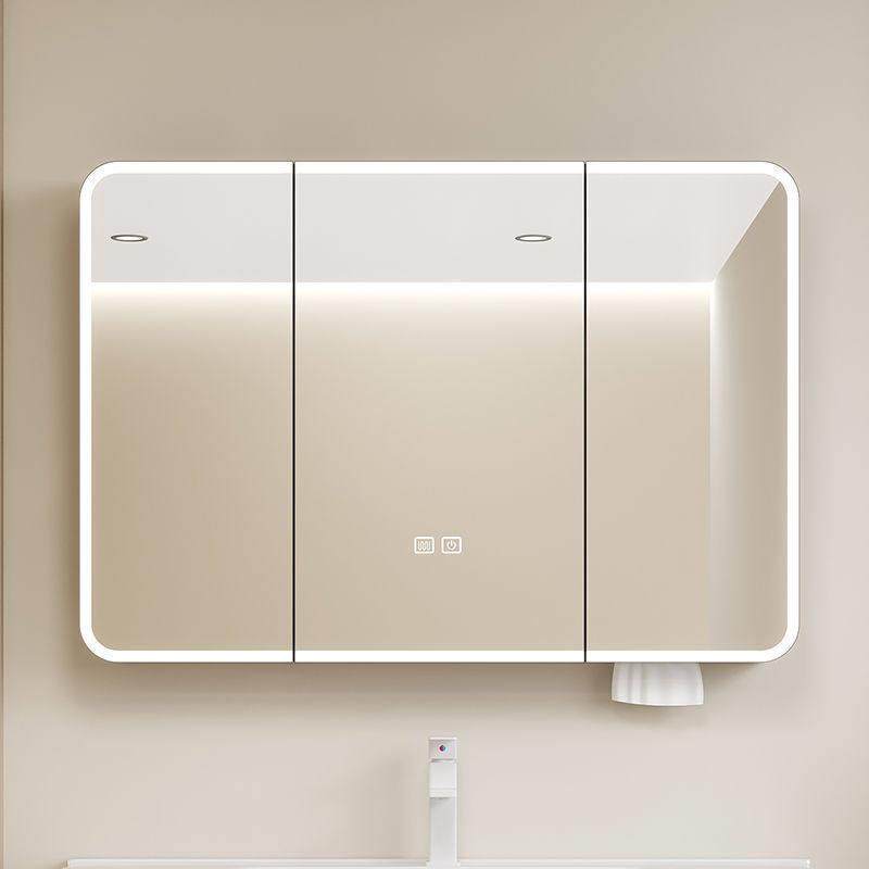 高端新款圆弧智能镜柜除雾带灯浴室镜柜单独挂墙式储物收纳带背板,家装主材,浴室镜柜,淘宝优惠券,粉丝福利购,淘宝优惠卷