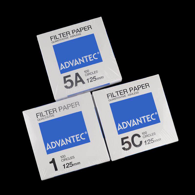 ADVANTEC定量滤纸NO.5A NO.5C 90/125/150mm定性01531125日本东洋