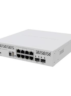 Mikrotik CRS310-8G+2S+IN 2.5G万兆企业三层路由交换机ROS