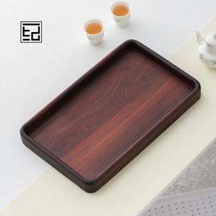 大红酸枝木茶盘实木家用下午茶托盘壶托长方形收纳盘木质文盘茶具