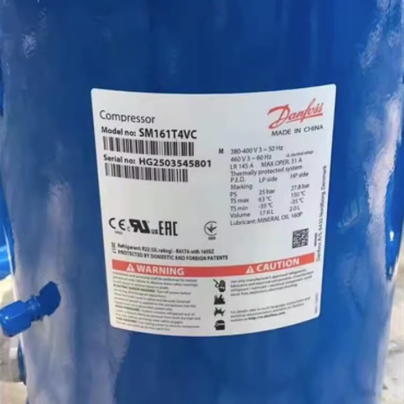 SM124A3ALB SM161T3VCy丹佛斯10匹13匹空调压缩机三相220V R22