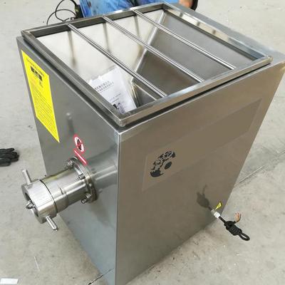 JR120型冻肉绞肉机鸿博做品质304不锈钢架体手工实心绞肉轴