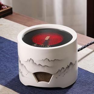 家用煮茶壶煮茶炉煮茶器陶瓷茶壶白陶烧水壶泡茶壶 电陶炉煮茶套装